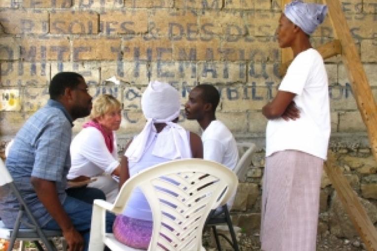 Consultation psychologique sur le site Champs de Mars Port au Prince.