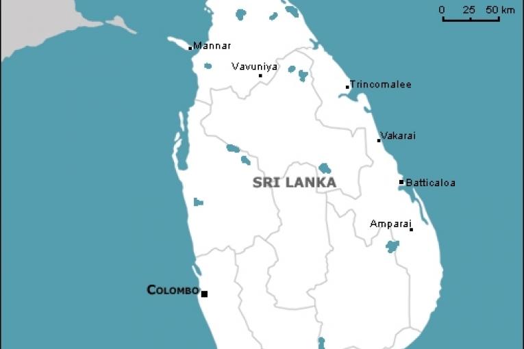 Au Sri Lanka MSF intervient dans la péninsule de Jaffna à l'hôpital de Point Pedro qui se situe à moins de 20 kms de la ligne de front. Cette région qui compte près de 450 000 personnes est isolée du reste de l'île par une zone où se déroulent d