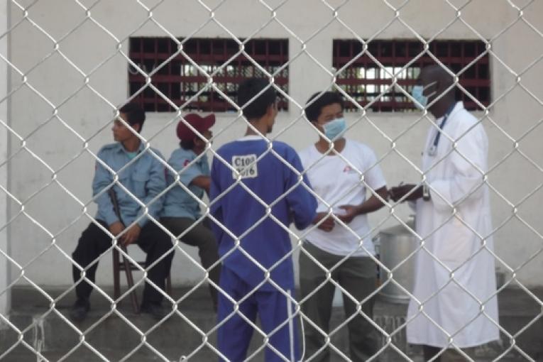 A Phnom Penh au Cambodge Médecins Sans Frontières intervient dans plusieurs prisons.
