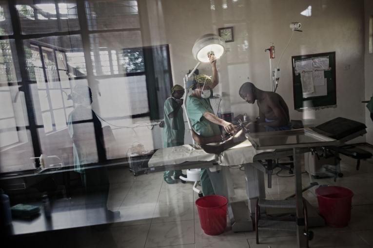 Intervention chirurgicale  violence à l'Est de la RDC