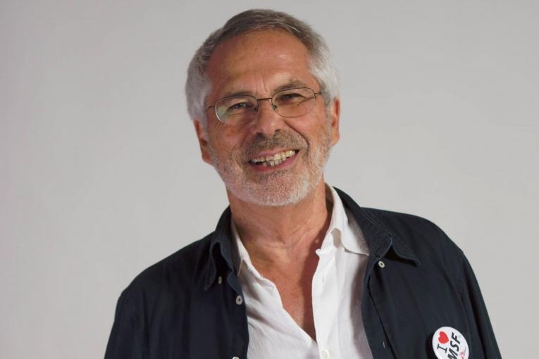 Portrait de Jacques Pinel à l'Assemblée Générale de MSF en juin 2011