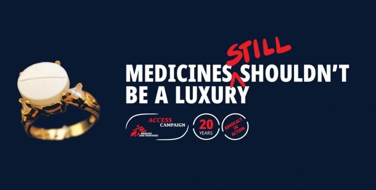 Campagne des 20 ans de la CAME : « Les médicaments ne devraient [toujours] pas être un luxe. »
 © CAME
