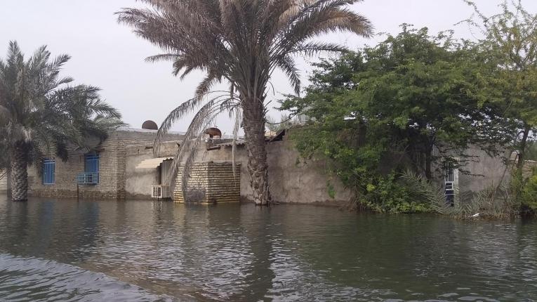 Inondations dans la province du&nbsp;Khouzestan. 2019. Iran.&nbsp;
 © Olivier Aubry/MSF