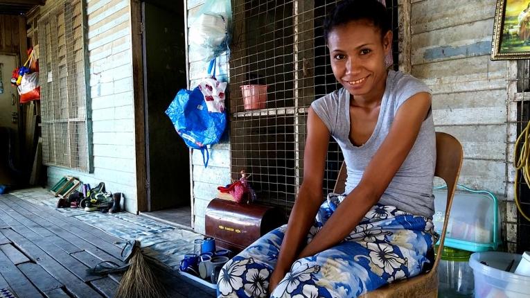 Luisa Ure, 22 ans, est sous traitement depuis quasiment 3 ans.&nbsp;
 © Simon Ming/MSF