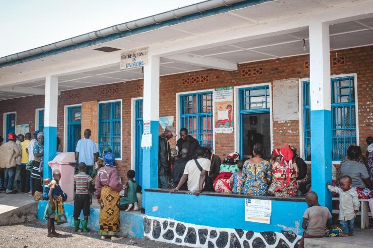 Le centre de santé de&nbsp;Kanyaruchinya, soutenu par MSF. République démocratique du Congo. 2022.
 © Lisa Veran/MSF