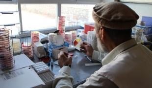 Laboratoire de microbiologie Afghanistan