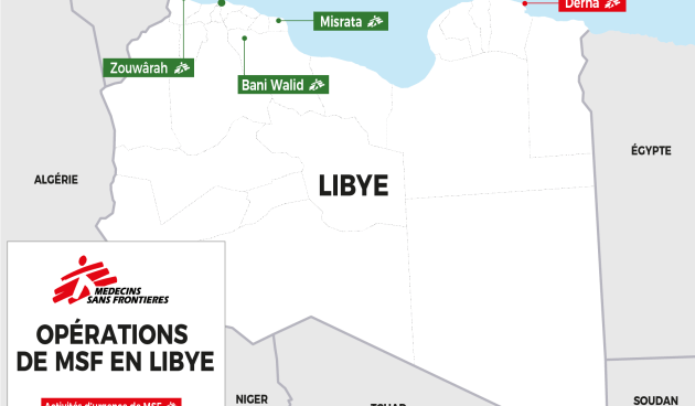 Operations de MSF en Libye - 2023