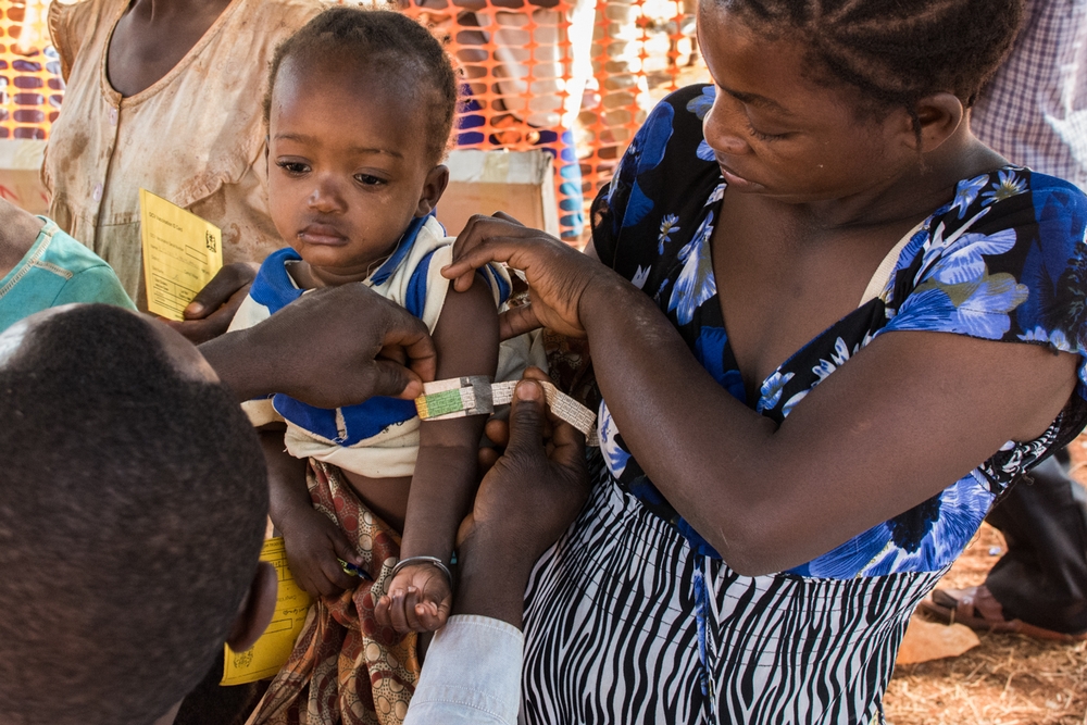 Campagne de vaccination contre le choléra et dépistage nutritionnel dans le camp de Nyarugusu, en Tanzanie.