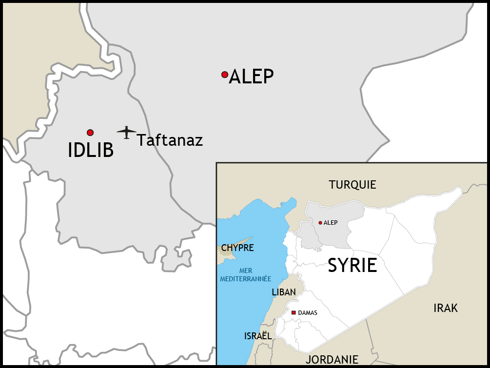 Carte de la Syrie