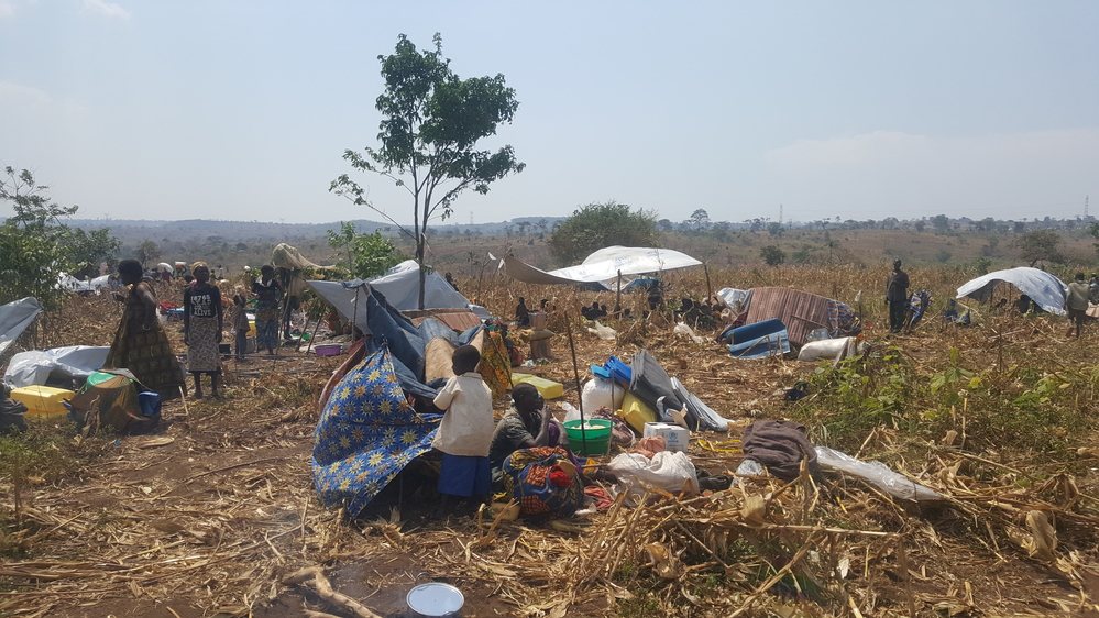 Le camp de réfugiés de Kyangwali, où les réfugiés s’installent dans des conditions difficiles. Février 2018 © MSF