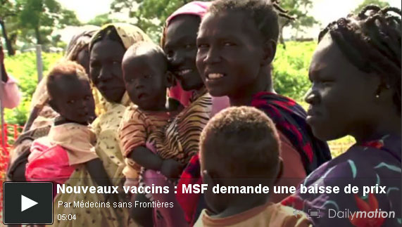 Vidéo Nouveaux vaccins : MSF demande une baisse de prix