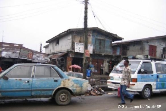 Port Harcourt, au sud du Nigeria, où MSF travaille dans le centre de traumatologie d'urgence. Les interventions d'urgence pour la méningite et la rougeole se déroulent au nord du pays.