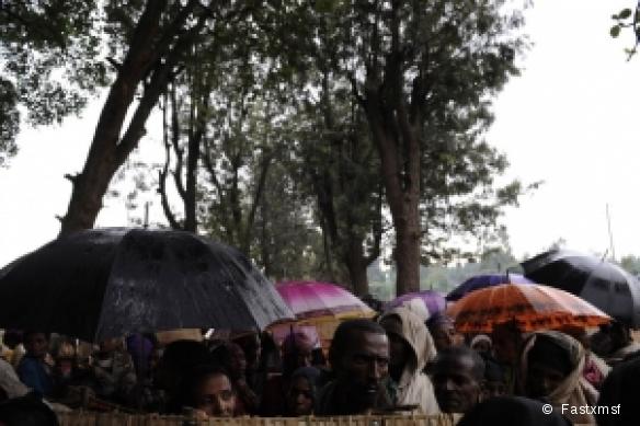 Centre nutritionnel MSF à Kuyera, dans la région Oromo, août 2008