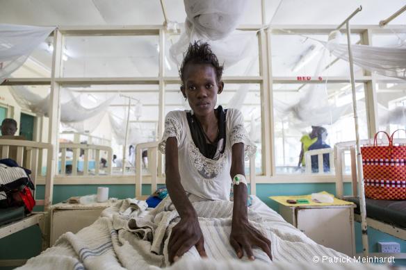 Homa Bay, Kenya : Winnie, 25 ans, testée séropositive en 2015 et sous traitement antirétroviral.