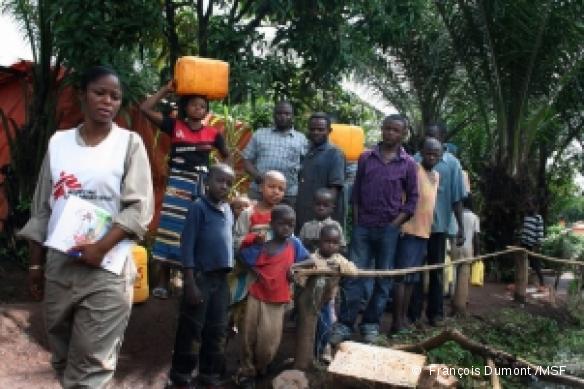 Likasi, dans la province du Katanga, MSF prend en charge l'épidémie de choléra