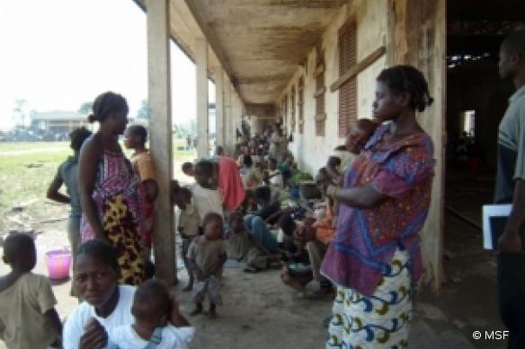 Des réfugiés dans le district de Bétou, en République du Congo
