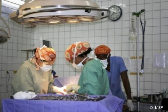 Hôpital MSF de Rutshuru, Nord Kivu, octobre 2008.
