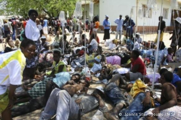 Zimbabwe - Malades du choléra
