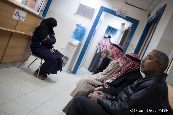 MSF a lancé un projet de prise en charge des maladies non transmissibles en décembre 2014, dans deux cliniques situées dans le nord du gouvernorat jordanien d'Irbid, près de la frontière syrienne.
