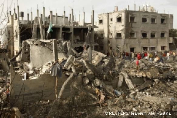 Sud de la bande de Gaza, le 30 décembre 2008.