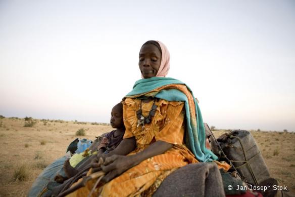 Darfour, camp de Mouhajariyah, février 2009.