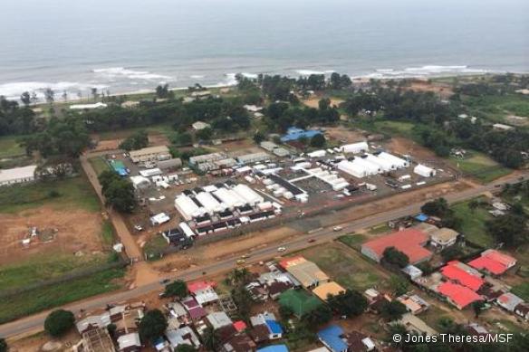 Le centre Ebola d'ELWA 3, à Monrovia.