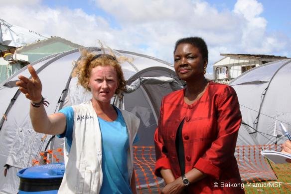 Anna Halford, coordinatrice MSF