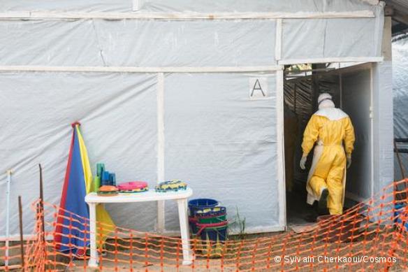 Centre Ebola MSF à Guéckédou.