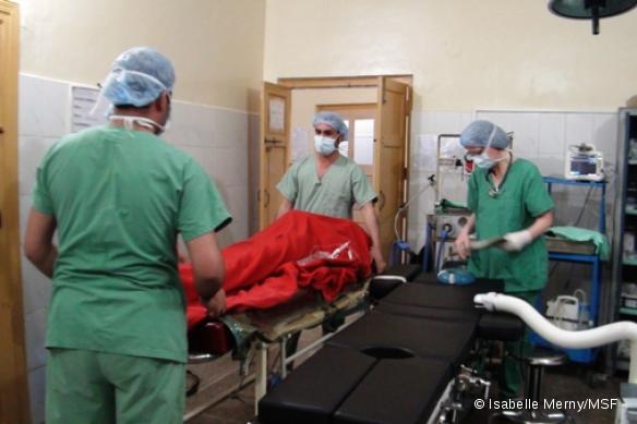 Bloc opératoire de l'hôpital THQ de Hangu, Pakistan