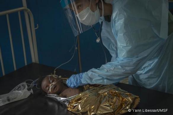 Hôpital pédiatrique MSF, Monrovia, avril 2015