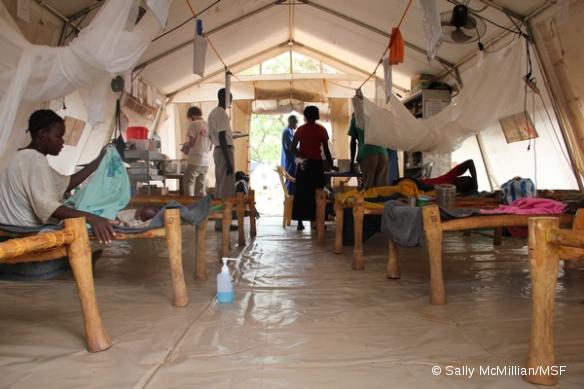 Le camp de Yida, au Soudan du Sud, en juin 2012.