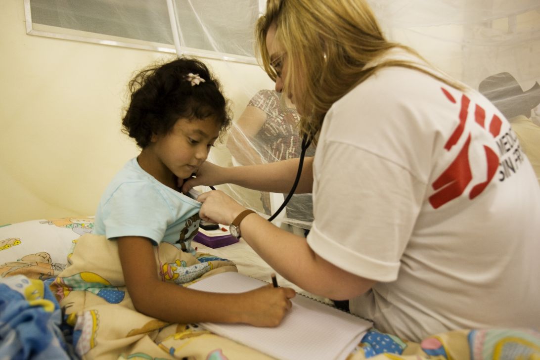 Au Honduras, en 2010, MSF a répondu à une épidémie de dengue. © Juan Carlos Tomasi