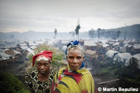 Des réfugiés en République démocratique du Congo, 2009 © Martin Baulieu