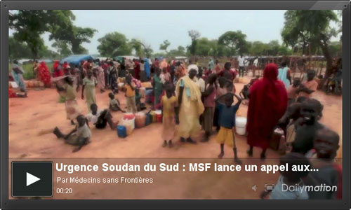 Spot vidéo d'appel aux dons Urgence Soudan du Sud