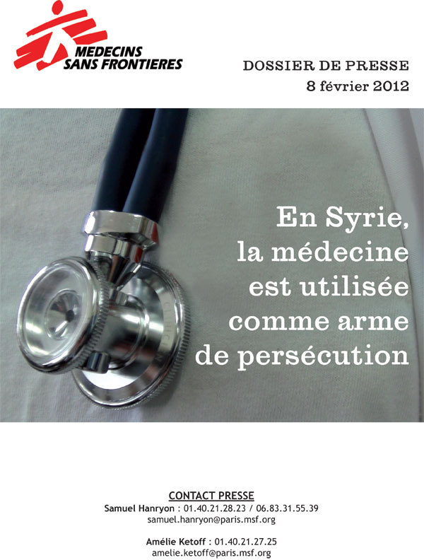 En Syrie, la médecine est utilisée comme une arme de persécution