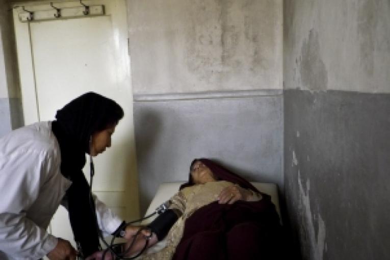 Hôpital de Ahmed Shah Baba à l'est de Kaboul décembre 2009.