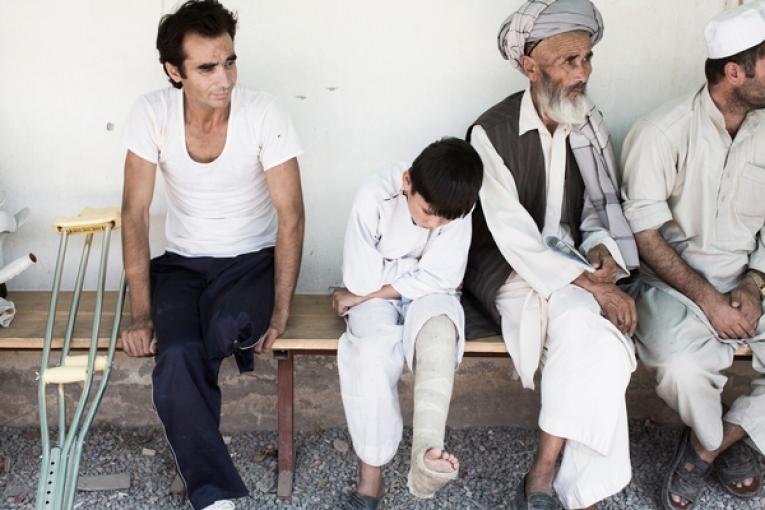Centre traumatologique de Kunduz en Afghanistan  Février 2014. Mikhail Galustov