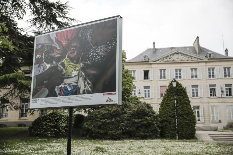 L'exposition dans le Parc de l’Hôtel de Ville de Palaiseau