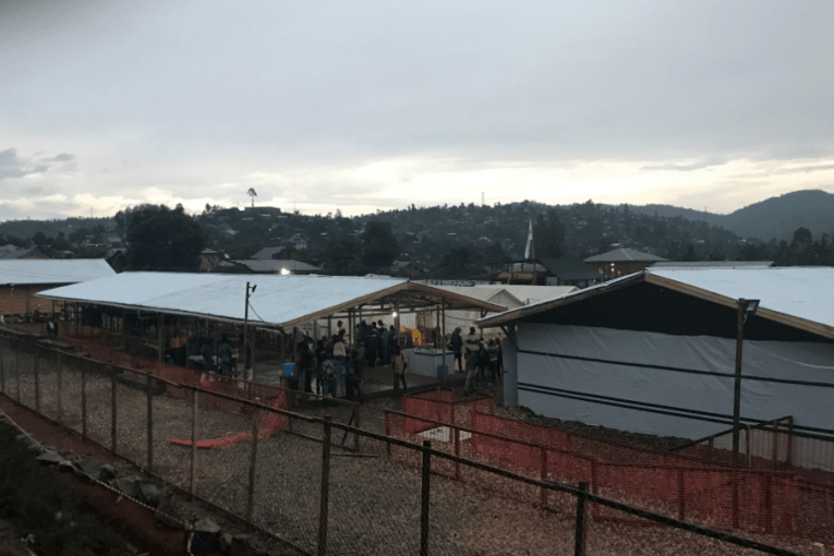 Le centre de transit MSF de Béni en RDC. Novembre 2018