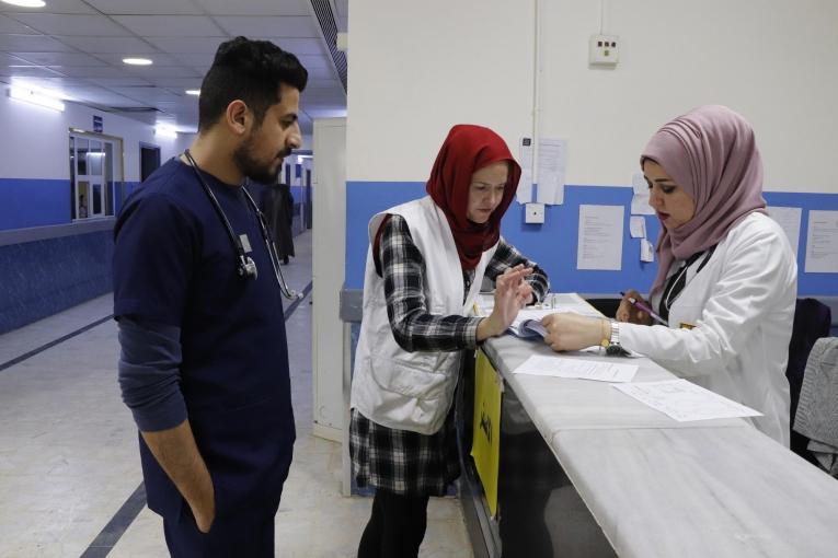 Hôpital de Sadr City à Bagdad. 2019. Irak.