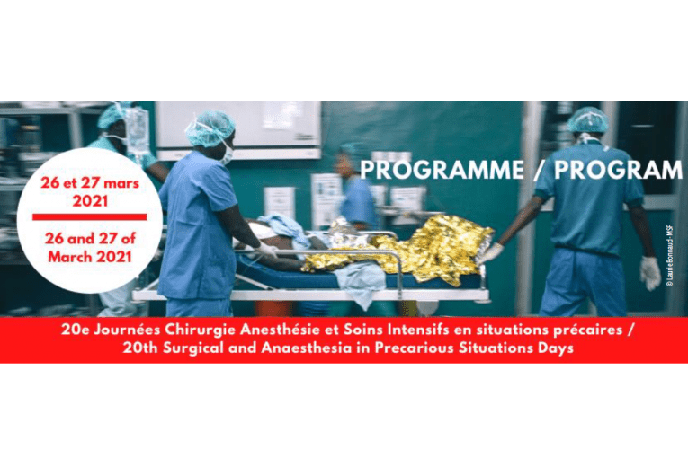 Journées de Chirurgie, Anesthésie et Soins intensifs en situations précaires 2021