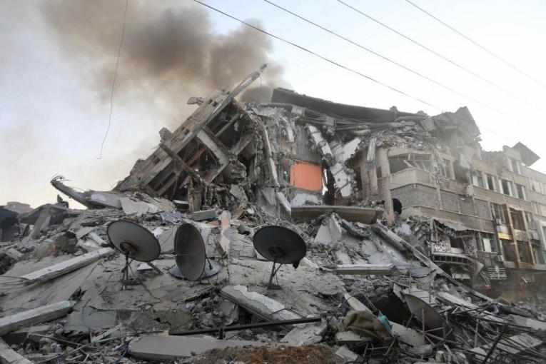 La tour Al-Shorouq à Gaza