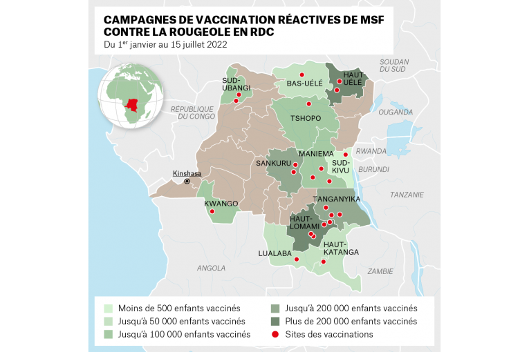 République démocratique du Congo : faire face aux épidémies de rougeole