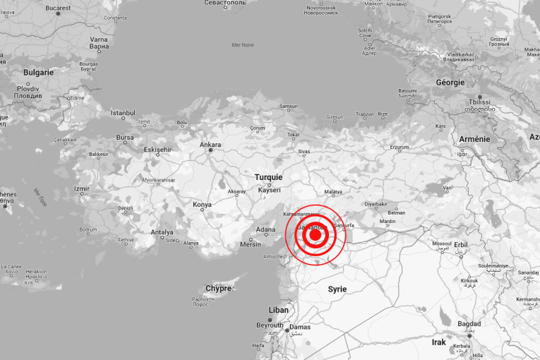 Plusieurs tremblements de terre ont touché la Syrie et la Turquie le 6 février 2023. 