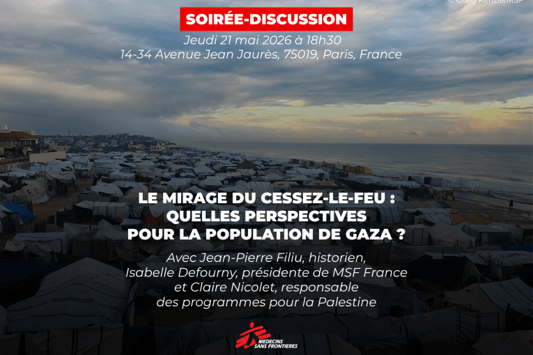 [Soirée / Discussion ] – Le mirage du cessez-le-feu : quelles perspectives pour la population de Gaza ? 