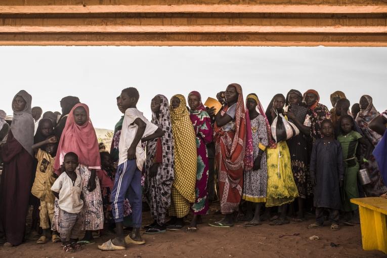 Image d'une exposition photo présentée par MSF au Prix Bayeux