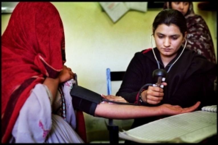 Centre de santé de MSF à Kuchlak Pakistan février 2009.