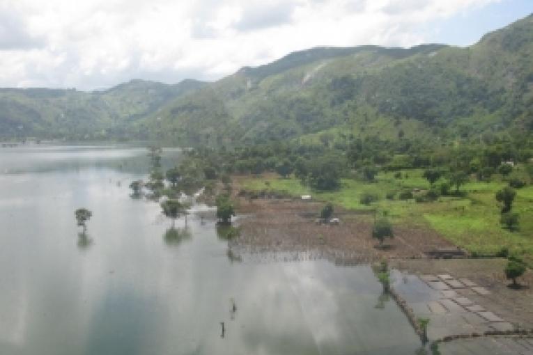 Mamont au sud est des Gonaïves où plusieurs villages ont été partiellement submergés suite aux tempêtes tropicales.