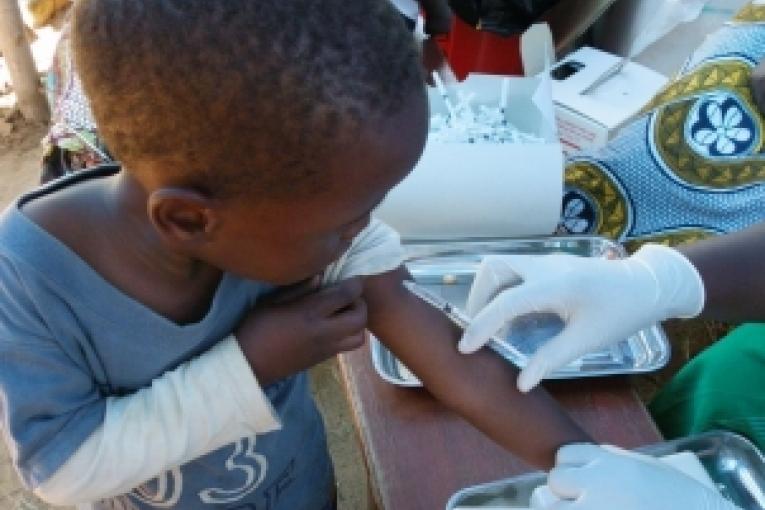 Vaccination dans le district de Blantyre au Malawi  mai 2010