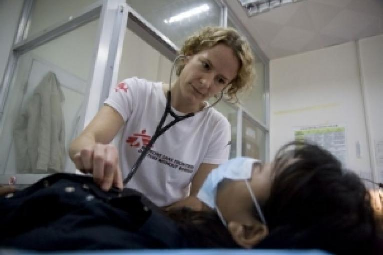Consultation MSF dans la clinique de Nanning province du Guangxi  février 2010.